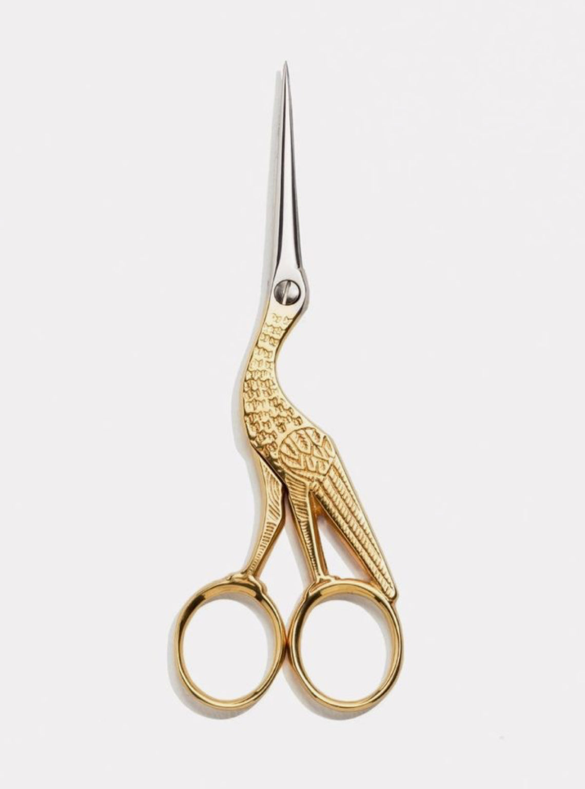 1 pc stork embroidery scissors Golden