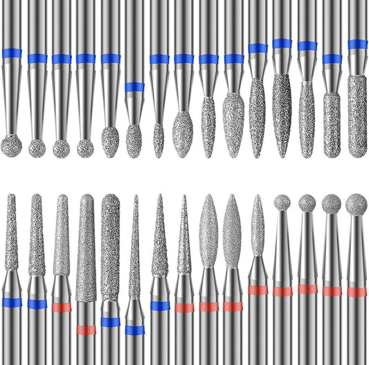 30 pcs Nail Drill Bit Set